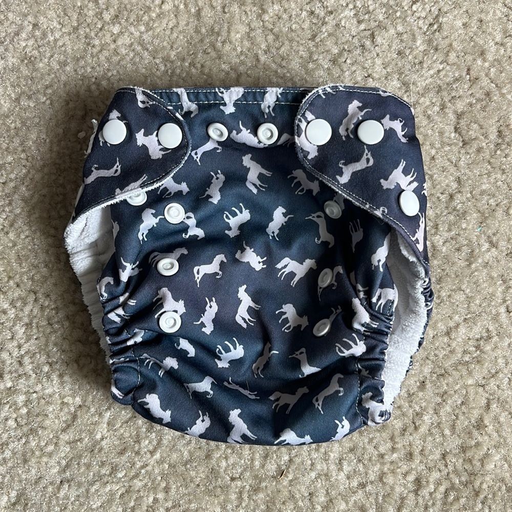 Sunbaby horse pocket cloth diaper